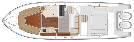 32′ 2017 Pursuit OS325