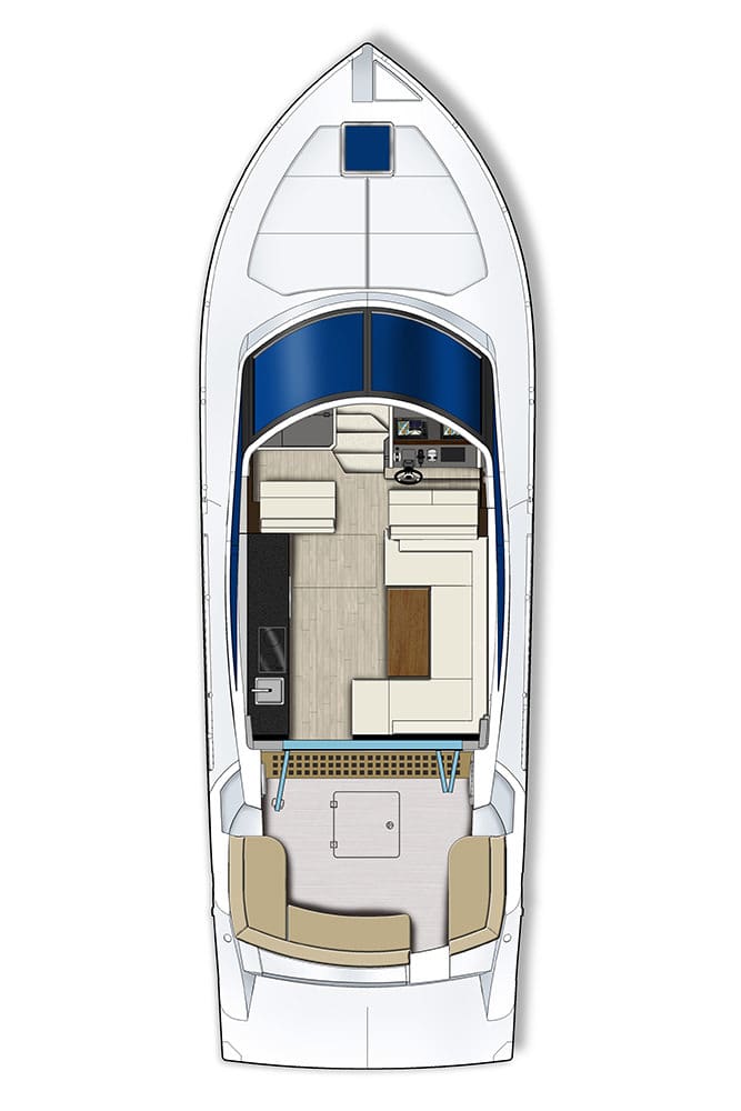 43′ 2018 Carver C43 Coupe